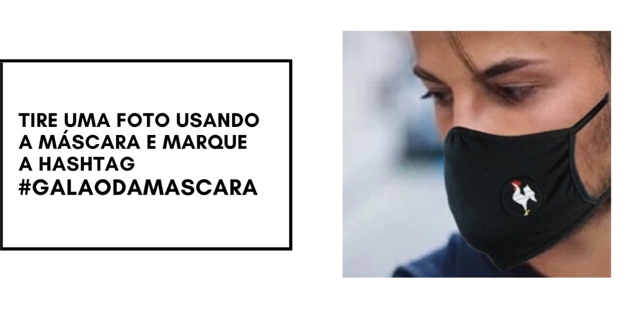 Máscara Oficial do Galo Mineiro Atlético compre agora e tire uma foto